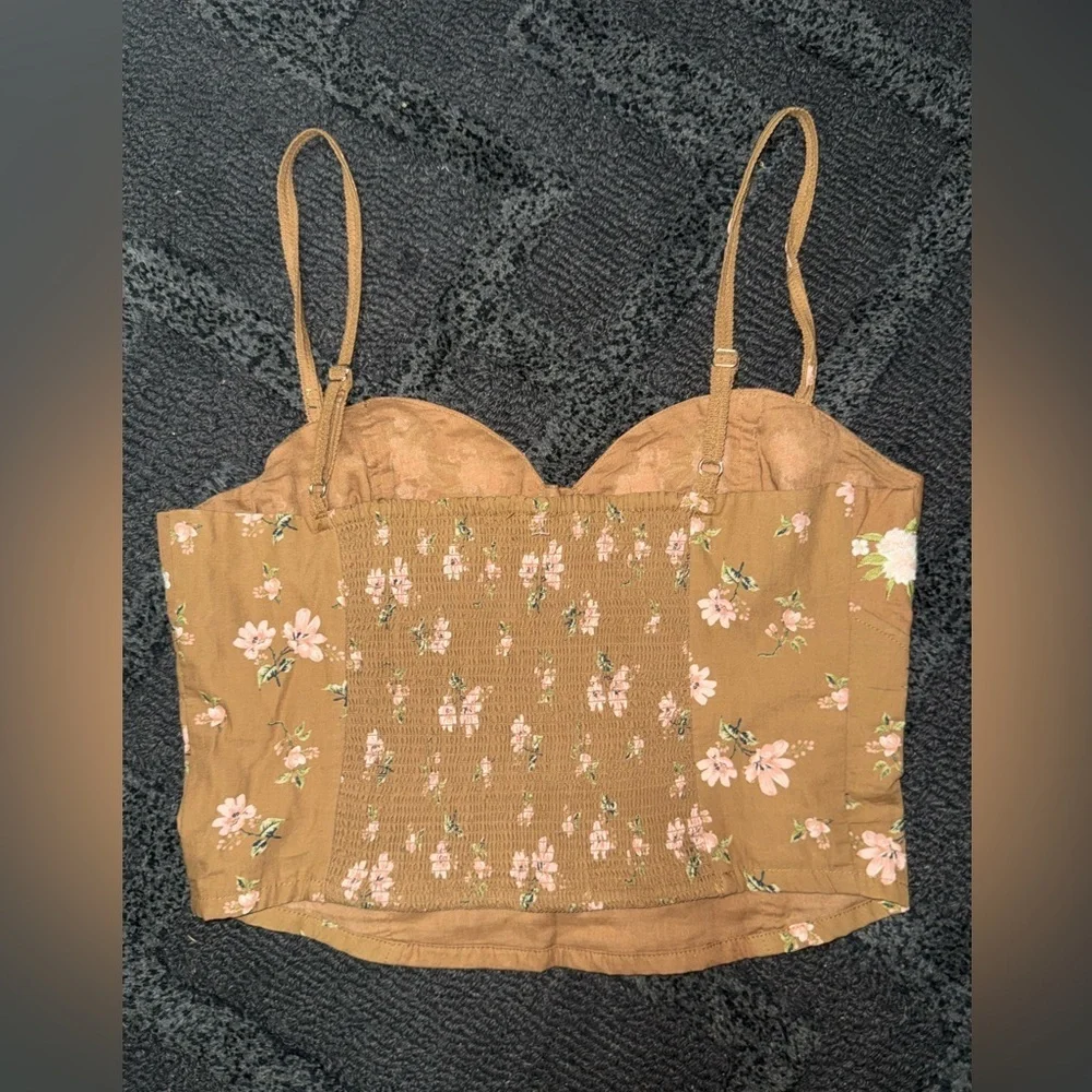 *NWOT* Free People Wild Flowers Embroidered Bustier